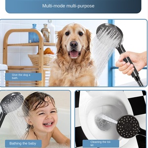 Système de Douche Double en Acier Inoxydable Poli 12'' avec Bras d'Extension Réglable, Douche Pluie et <span class=keywords><strong>Douchette</strong></span> à Main à Jet Massant, Qualité Hôtelière Supérieure - Product Image 6