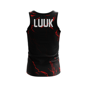 Camiseta sin mangas personalizada para hombre, transpirable, 100% algodón, con logo frontal personalizado, ecológica, de secado rápido, tejida en algodón, para gimnasio. - Product Image 3