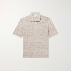 Polo de Punto de Manga Corta para Hombre, Algodón, Color Sólido, Casual, Puños Acanalados, Diseño con Botones, Antipilling, Corte Regular, Personalizable - Product Image 2