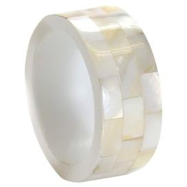 Premium Design Brass <b>MOP</b> Napkin Ring Metal Napkin Ring With <b>MOP</b> Inlay Stainless steel Napkin Ring At Factory Wholesale Price - Product Image 5