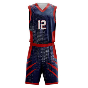 Conjunto de Uniformes de Baloncesto Transpirables Personalizados, Jersey y Pantalones Cortos de Sublimación de Alta Calidad, Poliéster/Algodón, Ropa Deportiva Profesional para Equipos - Product Image 5