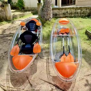 Kayak transparent avec fond cristallin, prêt pour l'aventure, coque transparente, achetez maintenant, livraison rapide, stock en gros - Product Image 1
