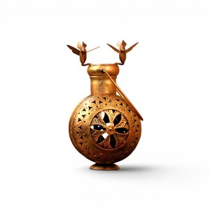 Farol de Hierro Hecho a Mano con Diseño de Pájaro, Decorativo, Metálico, para Velas, Colgante o de Mesa, Estilo Vintage, Decoración para el Hogar - Product Image 3