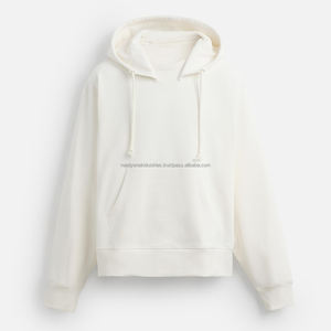 Sweat à capuche surdimensionné en coton de haute qualité, sweat à capuche épais en polaire, uni à épaules tombantes, fabricant de sweats à capuche pour hommes personnalisés - Product Image 4