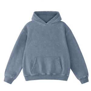 Sudadera con Capucha de Felpa 100% Algodón, Corte Holgado, Estilo Vintage, Lavado Ácido, Venta al por Mayor, Totalmente Personalizable, Sudadera con Capucha de Invierno para Hombre - Product Image 4