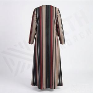 Produit le plus vendu au Moyen-Orient, abaya à manches longues pour femmes, nouveau design, robe abaya musulmane pour femmes, vêtements modestes - Product Image 2