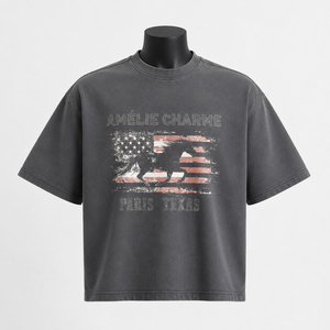 T-shirt vierge streetwear pour homme, design personnalisé, doux, vintage, 100% coton, 280 grammes, jersey uni - Product Image 1