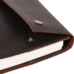 Funda de Cuero Genuino de Alta Gama para Cuaderno, a Prueba de Olores, Informal, Recargable, para Uso en Oficina, NBC-0047 - Product Image 4