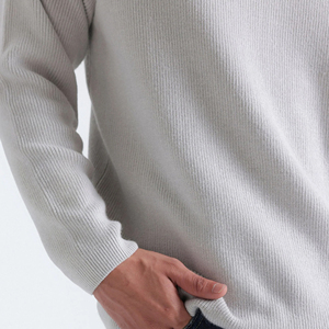 Factory Wholesale OEM Customized <b>Turtleneck</b> Pullover Long Sleeve Men's <b>Sweater</b> Casual Winter Wear 100% Cotton Fleece - Product Image 6