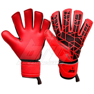 Gants de gardien de but de football pour adultes, unisexes, en cuir, imperméables, respirants, antidérapants, avec protection des doigts, fermeture à boucle - Product Image 2