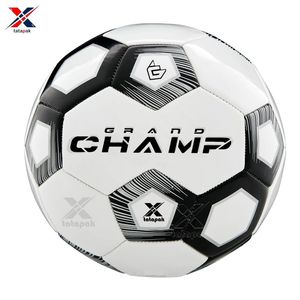 Ballon de football de taille officielle 5 haute performance, fabriqué en caoutchouc PVC PU, durable, écologique, logo personnalisé, cousu à la machine, pour entraînement et matchs - Product Image 5