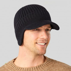 Grande vendita di articoli di moda invernali in maglia cappello e paraorecchie per abbigliamento per il freddo - Product Image 1