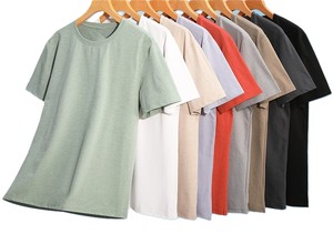 T-shirt Homme à Manches Courtes en Coton 250G, Séchage Rapide, Léger et Rafraîchissant, Broderie Personnalisée avec Logo, OEM, Prix Usine Chine-Bangladesh - Product Image 2