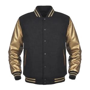 Chaqueta Varsity de Invierno 100% Lana, Transpirable, de Alta Calidad, Personalizada al por Mayor, para Hombre, a la Moda, Tallas Grandes - Product Image 5