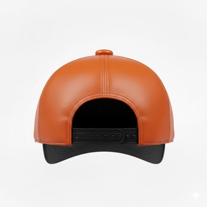 Casquettes de baseball imprimées numériquement en cuir de mouton véritable, ajustables, unisexes, pour l'automne et l'hiver, pour les sports de plein air - Product Image 4