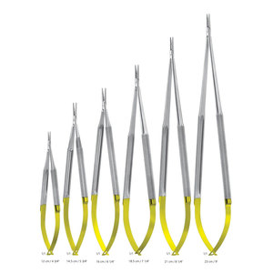 Porte-aiguilles Castroviejo 12 cm, manuel, en acier inoxydable, instrument chirurgical pour usage clinique - Product Image 1