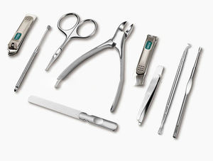 9PCS Nail Clipper Scissors <b>Tweezer</b> Tools Kit Professional <b>Manicure</b> Pedicure Tools Set - Product Image 3