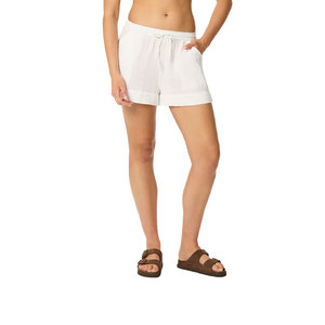 Short de plage pour femme Solid Trader, avec ceinture élastique robuste, doublure compressive, poches sécurisées, idéal pour les fêtes au bord de la piscine et les tenues décontractées - Product Image 4