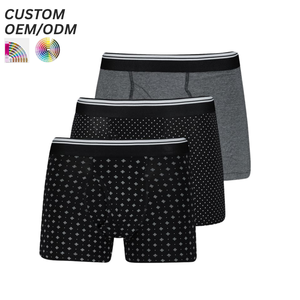 Caleçons Boxers en Coton pour Hommes – Taille Mi-Haute, Qualité Supérieure, Respirants, Écologiques, Doux et Confortables – Prise en Charge OEM/ODM pour Logo Personnalisé - Product Image 1
