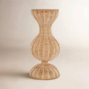 Jardinière en rotin durable – Vase décoratif artisanal pour l'intérieur et l'extérieur - Product Image 6