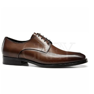 Chaussures en cuir élégantes pour hommes, style Oxford, design classique à lacets, doublure intérieure douce, apparence raffinée pour le bureau - Product Image 4