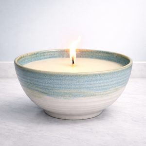Sage Calm Ceramic Candle Vessel Wide Bowl Thick Durable Heat Resistant Smooth Matte Glaze Single Wick Elegant Home Decor - Product Image 5