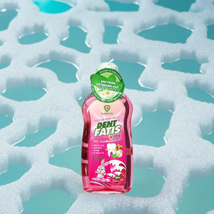 Kids Mouthwash Strawberry Flavor Fresh <b>Breath</b> Natural Whitening Protect Gums Anti Cavity Gentle Oral Care Daily Rinse - Product Image 5