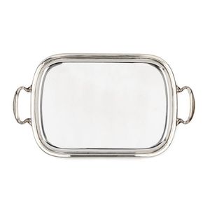 Plateau de service rectangulaire de luxe en acier inoxydable argenté pour hôtels, restaurants, mariages et décorations de fête (vente en gros) - Product Image 4