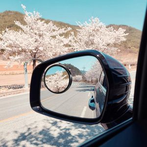 2 Pezzi Specchietti Retrovisori Convessi per Punti Ciechi da 2 Pollici, Regolabili a 360 Gradi, Grandangolari per Auto - Product Image 4