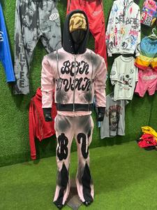 Servicio OEM Personalizado, Chándal Deportivo Informal de Invierno para Hombre, 100% Algodón, para Correr y Hacer Ejercicio, Color Sólido Duradero, Logotipo Personalizado - Product Image 5