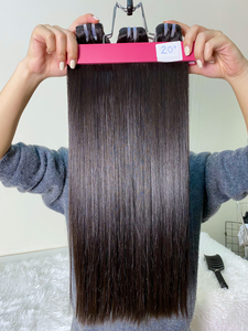 Top Search Strong End Raw Premium Lujoso Virgen Vietnam Hueso Extensiones de cabello liso HD Peluca de encaje Pelucas sin pegamento Cabello humano - Product Image 6