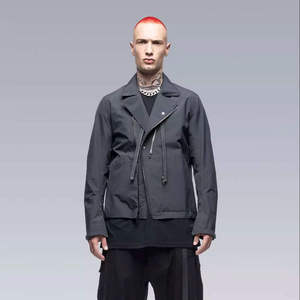 Custom Men's Urban Techwear <b>Jacket</b> Cyberpunk Tactical Streetwear Waterproof Windbreaker Multi-pocket Functional Outdoor <b>Jacket</b> - Product Image 1