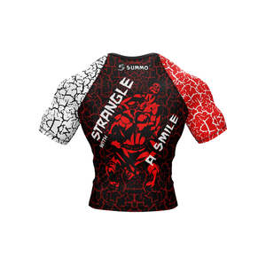 High Quality Adult Men's MMA Rash Guard Compression T-Shirt UPF50+ Full <b>Sleeve</b> Spandex/Polyester 260g Silk Screen Customized - Product Image 6