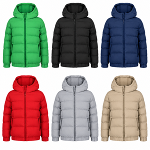 Dark Purple Jackets Hooded Zipper <b>Long</b> Sleeve Unisex Black <b>Coats</b> Casual Loose Polyester padded Winter Jacket Apparel Wholesale - Product Image 6