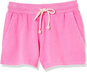 Custom <b>Women</b> Pink <b>Sweat</b> <b>Shorts</b> Mid Waist Drawstring Breathable Sustainable Polyester/Cotton Casual Lounge Gym Activewear OEM - Product Image 1