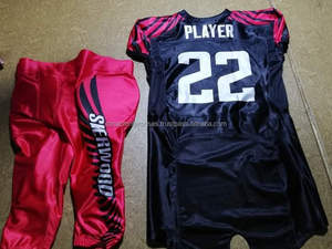 High Quality Breathable Quick Dry Classical American Football Jerseys Uniform Sets Customizable Sublimated Spandex/Cotton Plus - Product Image 4