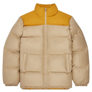 Chaqueta de plumón informal para hombre, muy vendida, personalizada, gruesa, con capucha y cremallera, transpirable, talla grande, de calidad económica. - Product Image 1