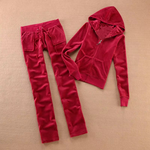 Ensemble de survêtement en polaire à capuche pour femme, couleur unie, taille élastique, poches latérales, tenue décontractée d'été, antibactérien, 2 en 1 - Product Image 1