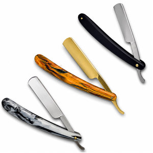 Navaja de Afeitar Clásica de Acero Inoxidable para Salón, de Corte Recto, Multiusos - Product Image 6