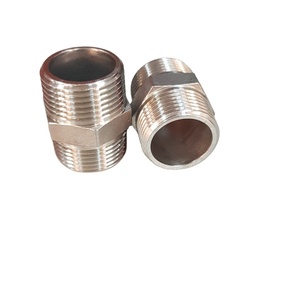 Mamelon hexagonal en acier inoxydable de haute qualité 3/8 \ "Surface lisse Emballage de logo OEM personnalisé pour les industries variées - Product Image 4