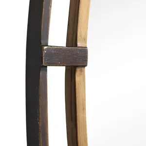 Arte de Pared Metálico Moderno y Lujoso Hecho a Mano con Acabado Texturizado, Escultura de Pared Redonda de Metal Moderna de 34.75x24.375 Pulgadas con Diseño de Naturaleza Muerta - Product Image 2