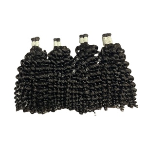 Tressage en vrac Texture bouclée Extensions de cheveux humains vietnamiens Tissage de cheveux Cuticules alignés Bonne garantie de service pour les femmes noires - Product Image 2