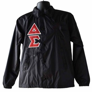 Iota | Phi | Theta Custom Greek Letters <b>Coaches</b> Jacket for Men Plus Size Wholesale Casual with Custom Logo Plain Dyed - Product Image 3