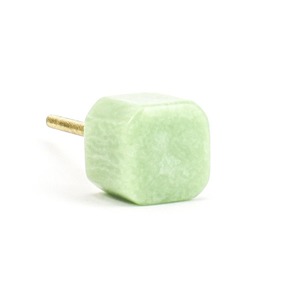 Poignée de meuble hautement polie, boutons en bois et résine faits à la main, artisanat naturel, parfaits pour les armoires et les meubles - Product Image 1