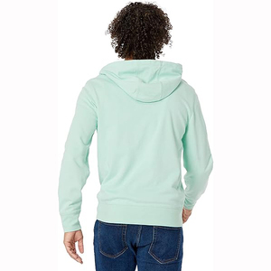 Sweat à capuche zippé de haute qualité 350 g/m², personnalisé, surdimensionné, imprimé en relief, pour homme, marron - Product Image 6