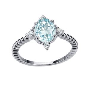 Anillo de compromiso ovalado Vintage para mujer, de Plata de Ley 925, Gema Natural, Topacio Azul, joyería <span class=keywords><strong>2022</strong></span> <span class=keywords><strong>Destiny</strong></span> - Product Image 4