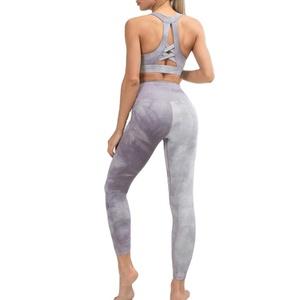 GAF Ensemble de yoga Ensemble de fitness pour femmes Vente en gros Dames Extensible Running Training Fitness Jambe de gymnastique pour femmes - Product Image 1