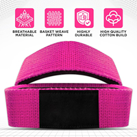 Attelle de poignet de musculation en forme de 8, antidérapante, personnalisable avec logo, en coton respirant et écologique, réglable, pour la musculation et la gym