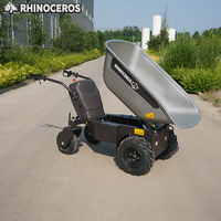 Rhinoceros KS450E Electric Mini Dumper 450kg Load 800W Motor 0.2CBM Bucket Garden Farm Construction Use Wholesale