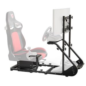 Postazione di Guida Stabile per Simulatore di Corse Compatibile con Fanatec, PXN, Thrustmaster e Logitech - Simulatore di Guida Regolabile per Giocatori - Product Image 1
